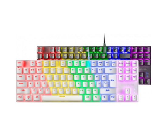 Mars Gaming MK80 Игровая механическая клавиатура RGB / Brown Switch / US