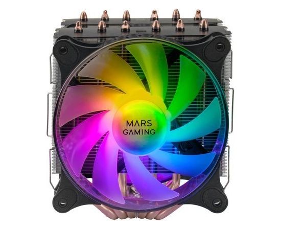 Mars Gaming MCPU-XT CPU Cooler Dual Tower Cooling 300W 2x120mm ARGB Dzesētājs procesoram