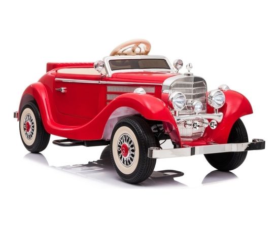 Divvietīgs bērnu elektromobilis Retro Mercedes 540K, sarkans Bērnu elektriskās automašīnas