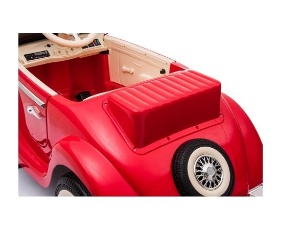 Divvietīgs bērnu elektromobilis Retro Mercedes 540K, sarkans Bērnu elektriskās automašīnas