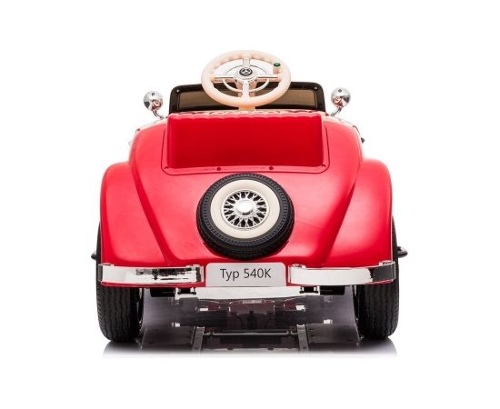 Divvietīgs bērnu elektromobilis Retro Mercedes 540K, sarkans Bērnu elektriskās automašīnas