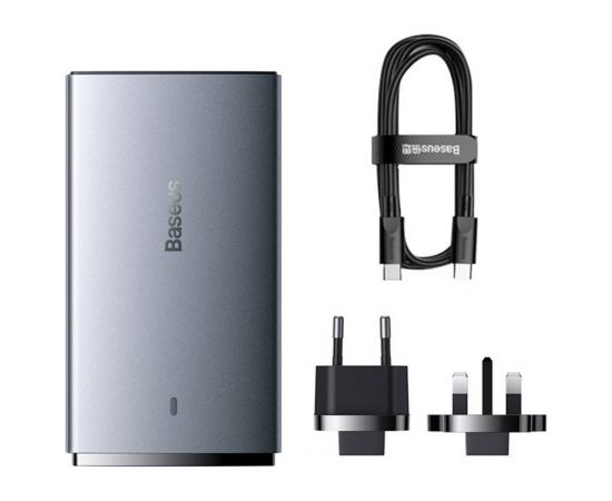 Wall charger Baseus GaN5, 65W, 1xport USB-C, 1XUSB-A