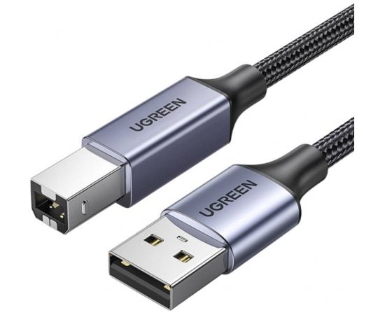 Cable USB 2.0 A to B UGREEN, 5m (Black)