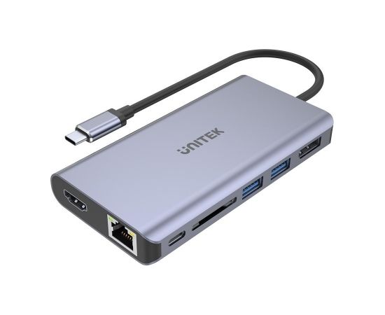 UNITEK uHUB S7 USB 3.2 Gen 1 (3.1 Gen 1) Type-C Grey