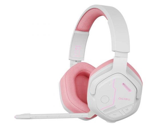 Wireless Gaming Headphones Dareu EH755 Bluetooth 2.4 G (pink)