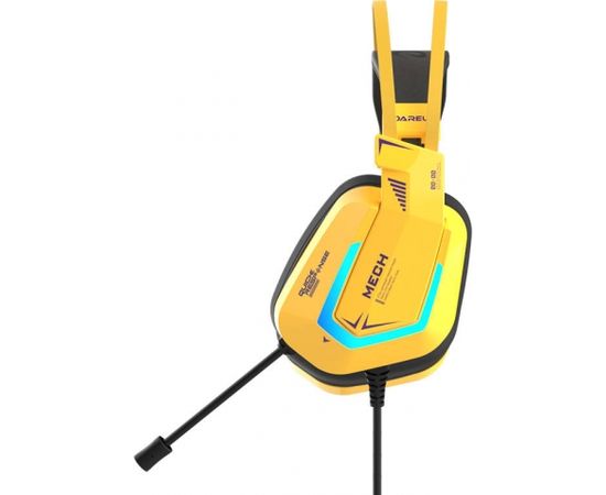 Gaming headphones Dareu EH732 USB RGB (yellow)