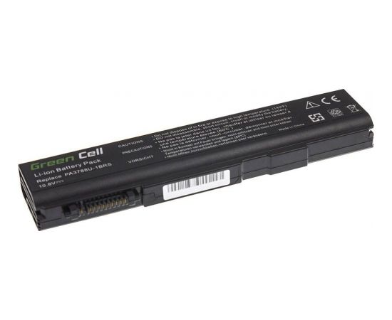 Baterija Green Cell Toshiba Tecra A11, M11, S11; PA3788U-1BRS; 10.8V (TS12) Baterijas portatīvajiem datoriem