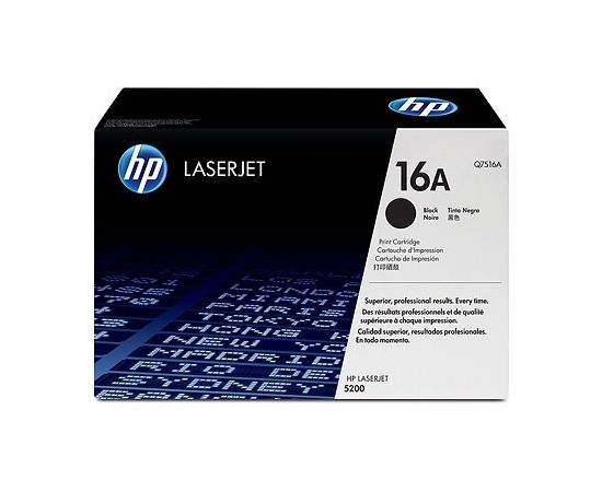 Hewlett-packard HP Cartridge No.16A Black (Q7516A)