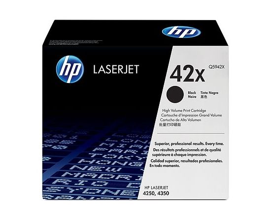 Hewlett-packard HP Cartridge No.42X Black HC (Q5942X)