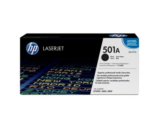 Hewlett-packard HP Cartridge No.501A Black (Q6470A)