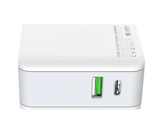 Wall charger LDNIO A4403C USB, USB-C 20W + USB-C cable