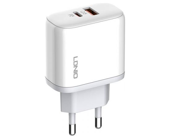 Wall charger LDNIO A2526C USB, USB-C 45W Wall + MicroUSB cable