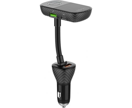 LDNIO Bluetooth C705Q 2USB, USB-C Transmiter FM + Lightning cable