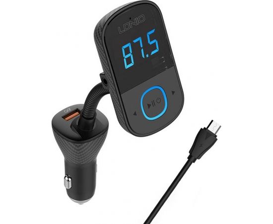 LDNIO Bluetooth C705Q 2USB, USB-C Transmiter FM + MicroUSB cable