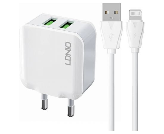 Wall charger  LDNIO A2201 2USB +  Lightning cable