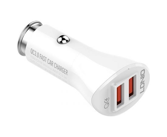 LDNIO C511Q 2USB Car charger + Lightning cable