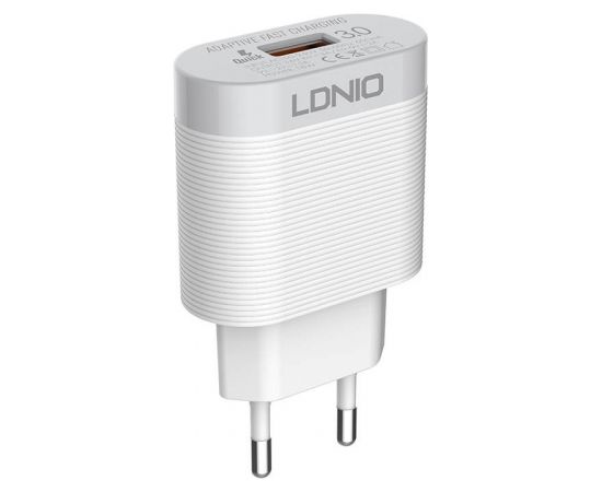 Wall charger LDNIO A303Q USB 18W + Lightning cable
