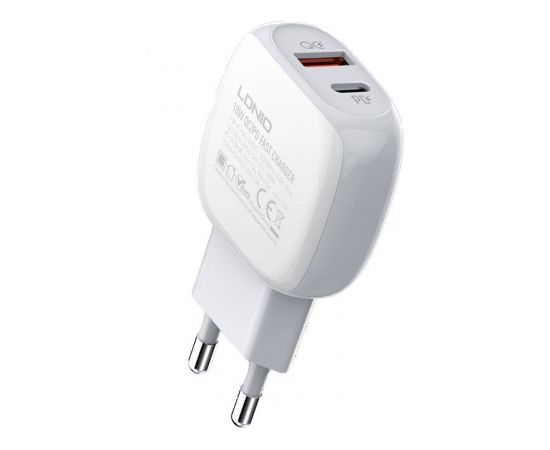 Wall charger  LDNIO A2313C USB, USB-C + USB-C - Lightning  cable