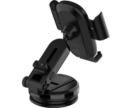 LDNIO Gravity Car Mount ,MW21-1, with inductive charger 15W (Black)