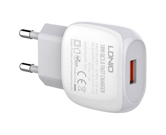Wall charger  LDNIO A1306Q 18W +  Lightning cable