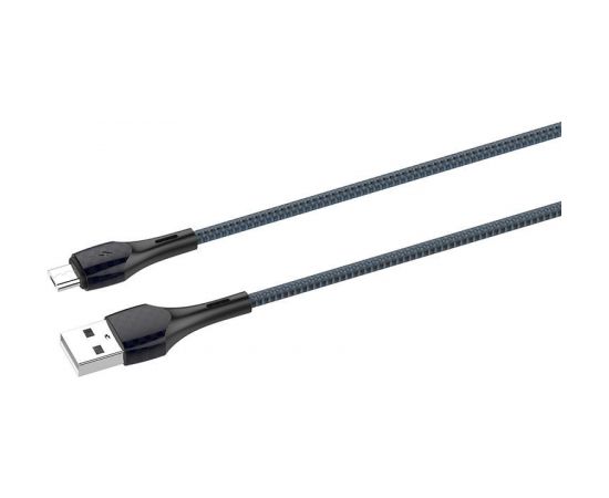 LDNIO LS522 2m USB - Micro USB Cable (Grey-Blue)