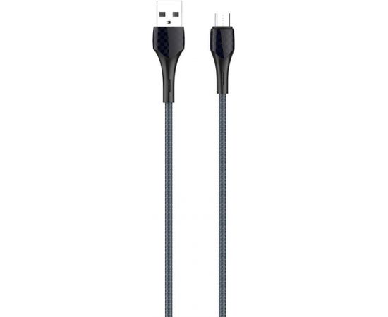LDNIO LS522 2m USB - Micro USB Cable (Grey-Blue)