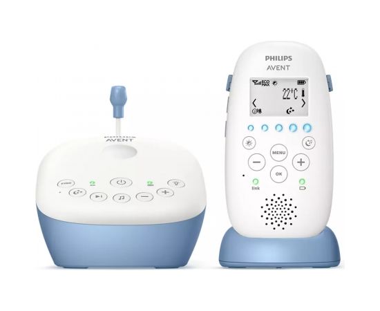 Philips Avent DECT mazuļa uzraudzības ierīce ar nakts gaismas projekciju - SCD735/52