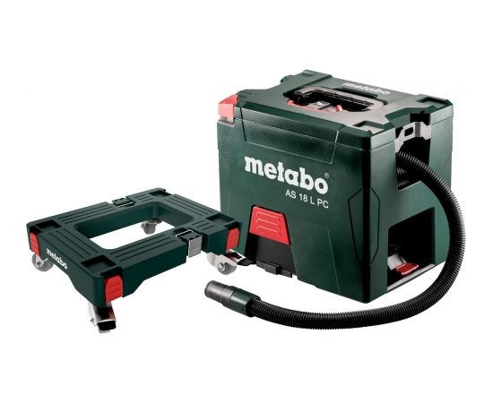 Akumulatora putekļsūcējs Metabo Set AS 18 L PC; 18 V (bez akumulatora un lādētāja)