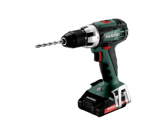 Urbjmašīna-skrūvgriezis Metabo BS 18 LT Compact; 18 V; 2x2 Ah akum.