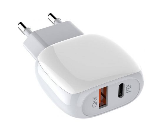 Wall charger  LDNIO A2313C USB, USB-C 20W + MicroUSB cable