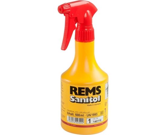 Šķidrums vītņu griešanai Rems Sanitol 140116R; 0,5 l