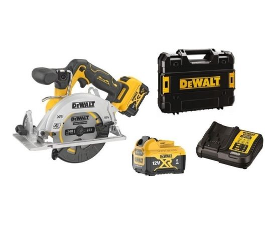 Akumulatora ripzāģis DeWalt DCS512P2-QW; 12 V; 2x5,0 Ah akum.