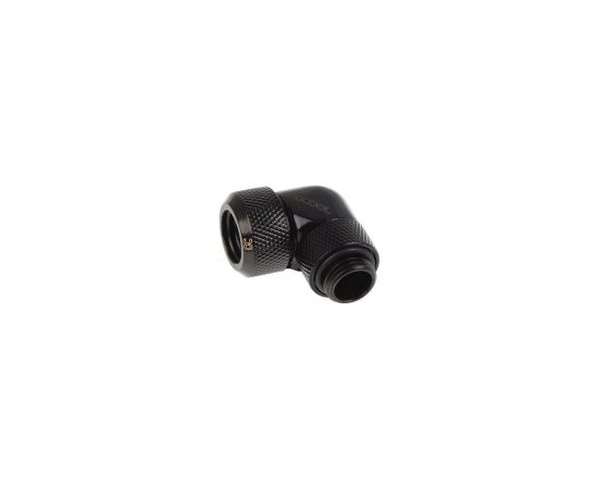 Alphacool Eiszapfen 90° pipe connection 1/4" on 13mm, black - 17393