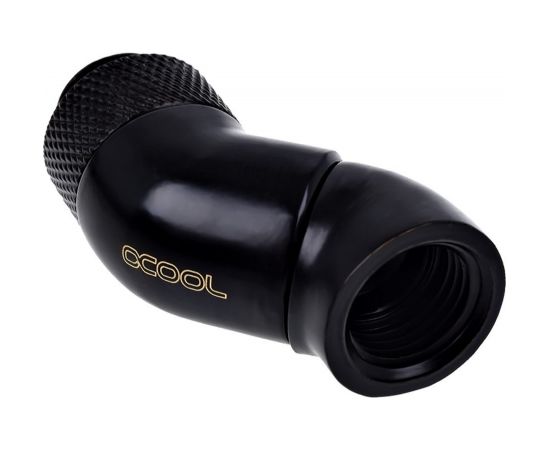 Alphacool Eiszapfen 90° angle adapter 1/4", black - 17250