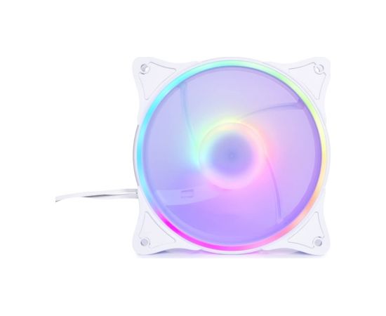 Alphacool Rise Aurora 120mm Fan 120x120x25mm, Case Fan (white)