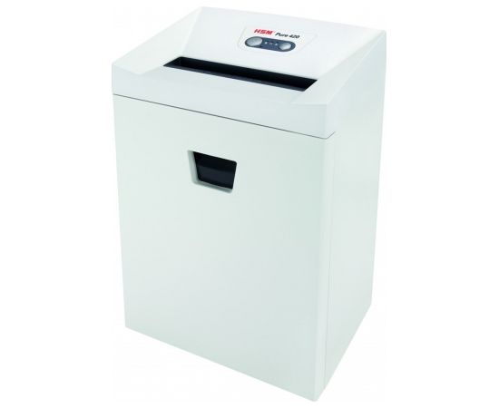 HSM Pure 420 paper shredder Particle-cut shredding 56 dB 24 cm White