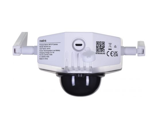 Kamera IP Reolink DUO akumulatorowa bezprzewodowa z podwójnym obiektywem WiFi