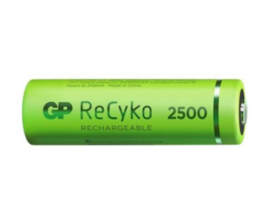 4x rechargeable batteries AA / R6 GP ReCyko 2500 Series Ni-MH 2450mAh