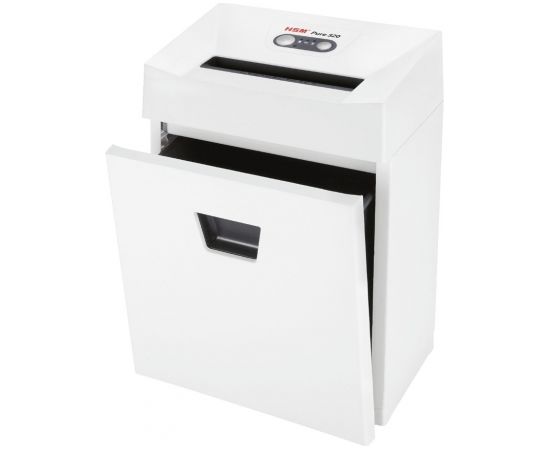 HSM Pure 320 paper shredder Particle-cut shredding 23 cm White