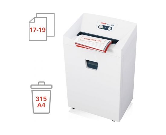 HSM Pure 420 shredder, 35 l, 3,9 mm