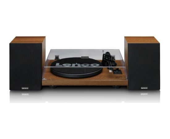 LENCO LS-480WD - RECORD PLAYER WITH BUILT-IN AMPLIFIER AND BLUETOOTH® PLUS 2 EXTERNAL SPEAKERS