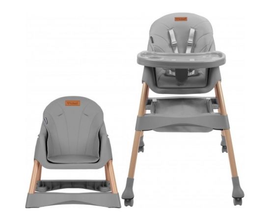 Krēsliņš KARIMI grey 2-in-1 Kidwell [Akcija] Barošanas krēsliņi
