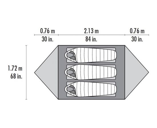 MSR Mutha Hubba NX telts Палатки