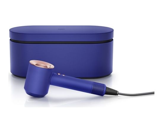 Dyson HD07 Supersonic matu fēns ar glabāšanas futrāli, vinca zila / roze