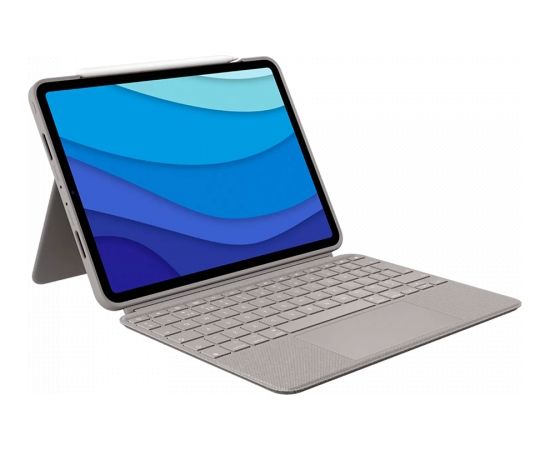 LOGITECH Combo Touch for iPad Pro 12.9-inch (5th gen) - SAND - UK