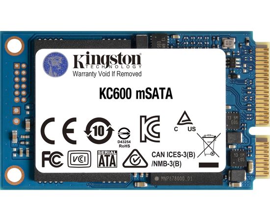 Kingston KC600 256GB SSD 2.5" mSATA