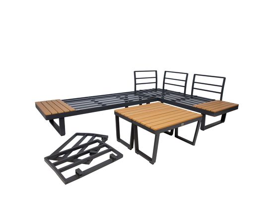 Garden furniture set MALTA module sofa and 2 tables