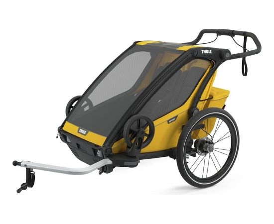 Thule Chariot Sport 2 rati, dzelteni/melni
