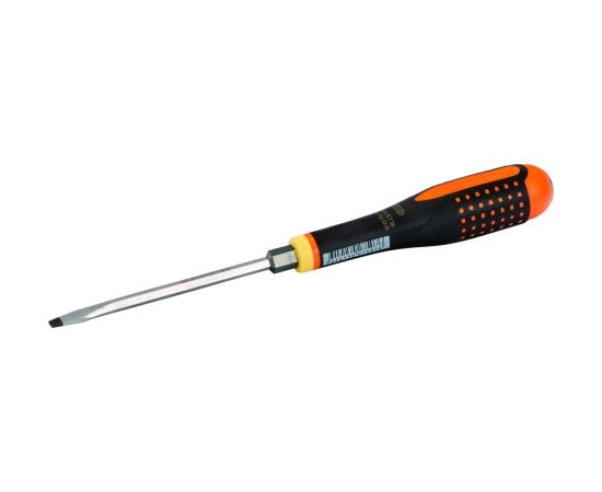 Bahco Screwdriver ERGO™ slotted with 11mm hex through blade 1.2x6.5x125mm flat