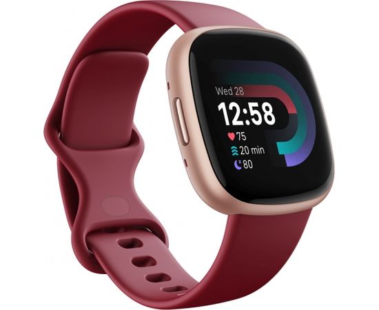 Fitbit Versa 4, beet juice/copper rose